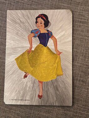 Disney Snow White Vintage Postcard With Metallic Finish The Walt Disney Company